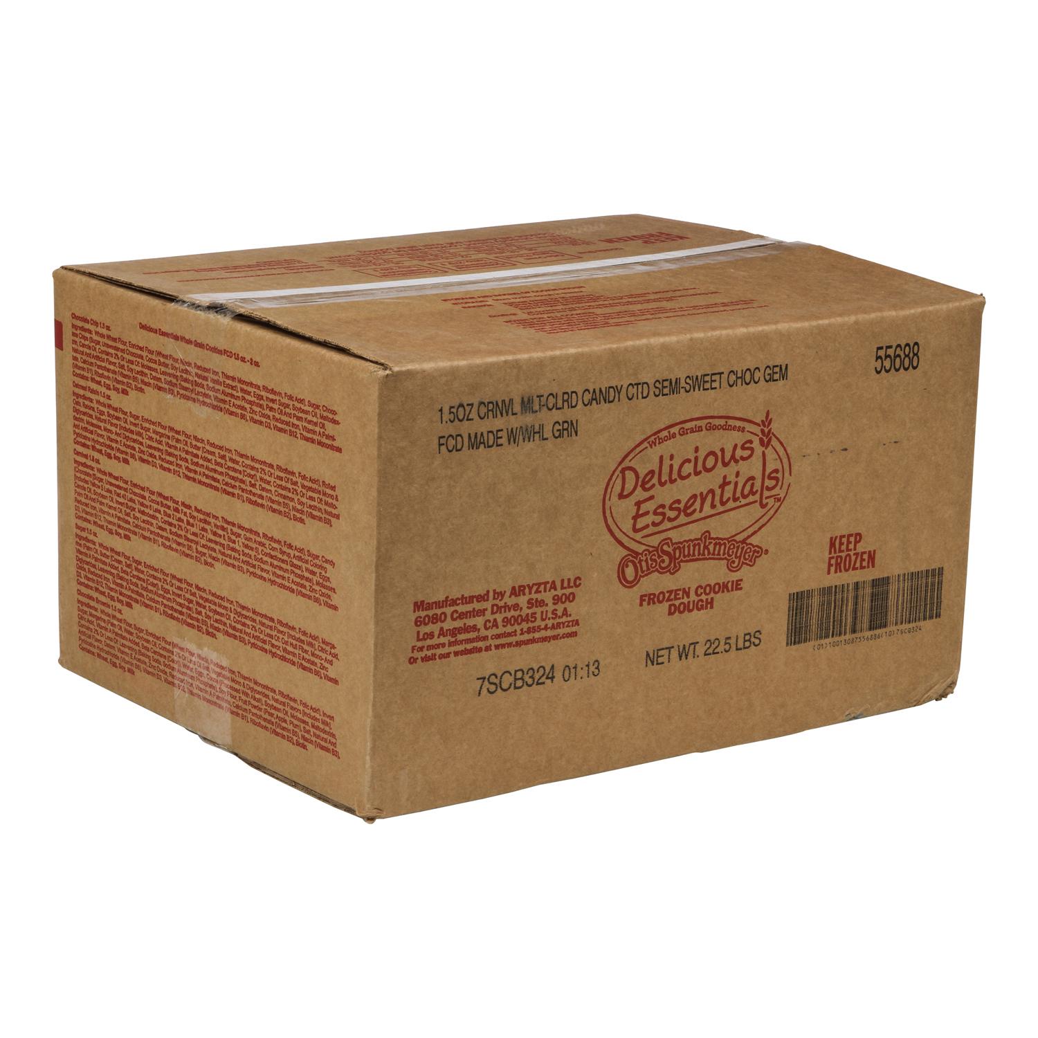 Image of cardboard box with carnival cookie