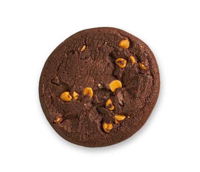 Double Chocolate Caramel Cookies